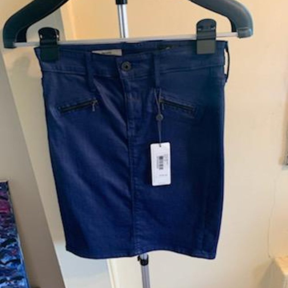 AG The Kodie Biker Pencil Skirt